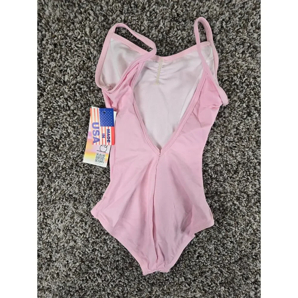 Baltogs Girls Sz 4-6 (S) Sleeveless Dance Ballet Leotard NEW